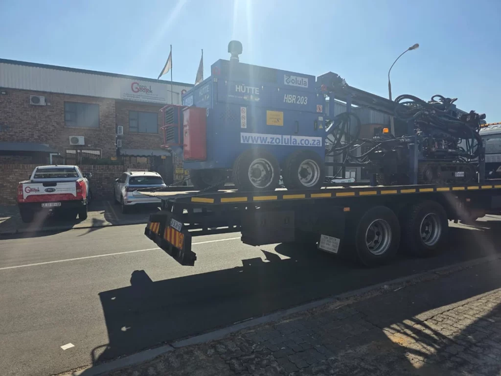 Hutte HBR203 on truck