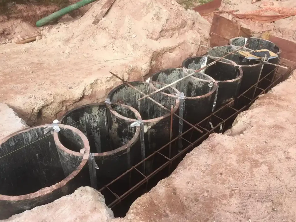 P002 saldanha substation n culvert installation rebar cage