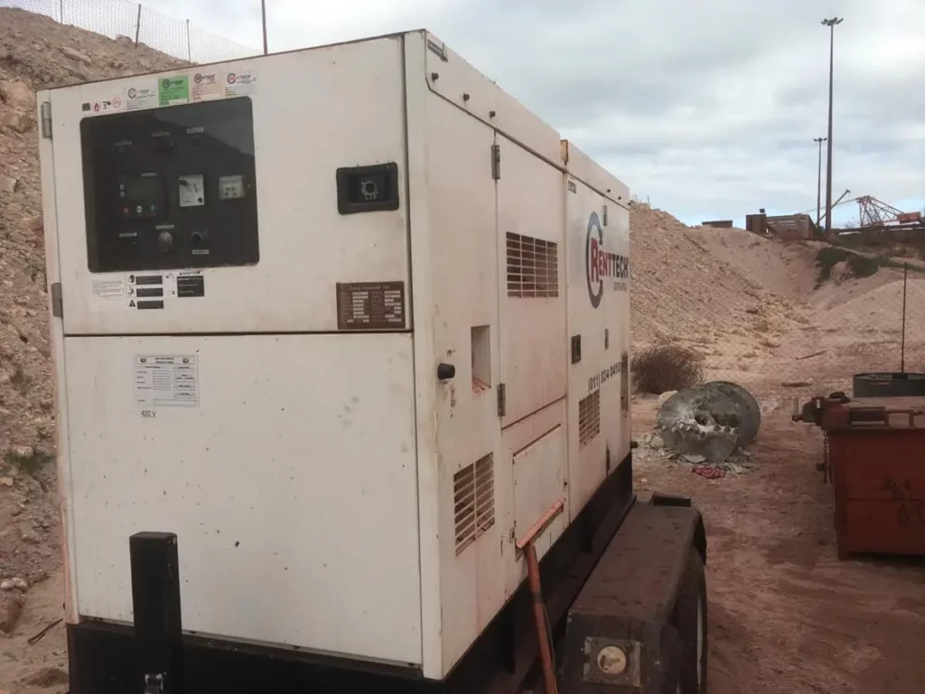 P002 saldanha substation n mobile generator on trailer